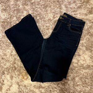 Kut Dark Blue Bootcut Leg Jeans